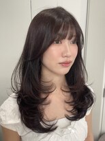 ポケット 渋谷(POCKET)&nbsp;レイヤーカット/ピンクブラウン/透明感カラー