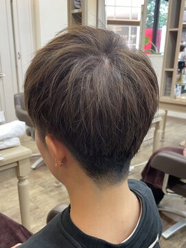 暗めカラー/デザインカラー/フェイスフレーミング/中村郁未