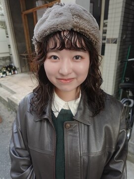 エヴリンアンドペイジ(Evelyn&paige) くるくるパーマ/ニュアンスパーマ【神戸元町/水原】