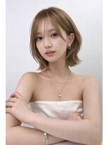 ラス トーキョー(LAS TOKYO)&nbsp;【LASコウヘイ】切りっぱなし耳掛けくびれショートボブ