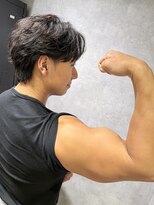 曲がる縮毛矯正専門店 バイ レイズ 名駅(曲がる縮毛矯正専門店 by RAYS)&nbsp;ボディビルフェザーパーマ　マッチョフェザーパーマ　k