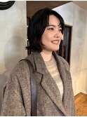 朝楽スタイリングのパーマボブ