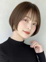 アビリタ(abilita)&nbsp;ショート 大人ショート 髪質改善 透明感カラー ブラウン 前髪