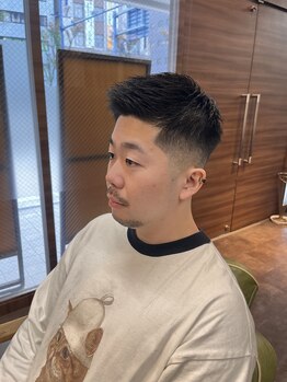 メンズ レオ 南森町店(men's LEO)の写真/[南森町駅★徒歩3分/メンズ専門店/平日21時迄受付OK］清潔感フェードで差がつく！