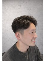 ワンワンオー バーバーショップ 長浜店(@110 BARBER SHOP)&nbsp;ショートアップバング×スキンフェードで魅せる、男の正解