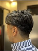 直毛改善パーマ　ビジネスパーマ　毛流れパーマ