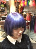 シルバーパープルボブTRICKstyle！