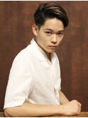 外国人風サイドパートショート