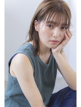 アコロン 武蔵小杉(acoron.) 小顔前髪×ココアブラウン×大人かわいい×フリンジウェーブ