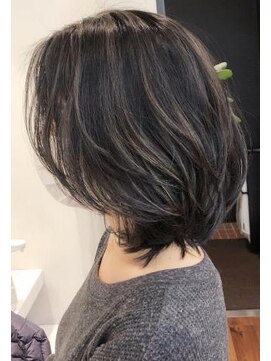 ネックス 表参道本店(nex) 【nex表参道】ハイライトカラー グレー 白髪