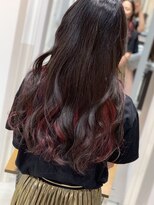 ステラ ヘアモード 新長田店(STELLA hair mode)&nbsp;インナーカラー♪チェリーレッド