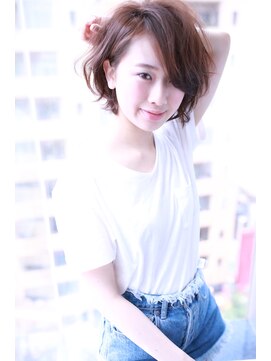 シーラス バイクラウドゼロ(Cirrus by Cloud zero) 大人かわいいパーマ小顔ショートボブ【Cirrus by Cloud zero】