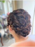 結婚式参列ヘアセット