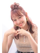 マルシェ(marche)&nbsp;カジュアルドレスヘア×ピンクベージュ