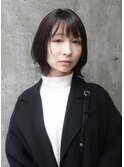 レイヤーボブ くびれヘア