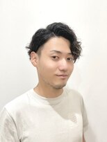 アンジュ 佐賀みやき店(Ange) かき上げパーマ