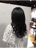 地毛風ロングヘア