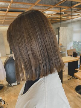 クラップス 上大岡(CLAPS) ハイライト/ベージュ//赤み消し/透明感カラー/切りっぱなし