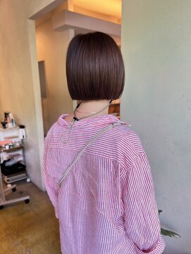 イコール 船橋(equal) 朝の時短ヘア/纏まる艶ボブ【秋山】船橋ボブ/船橋/ボブ/縮毛矯正
