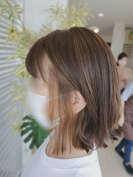 テーラ 八幡宿店(TELA) イヤリングカラーとハイライトで柔らかさを