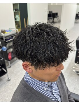 ブライト(BRIGHT) マッシュ　波巻きパーマ