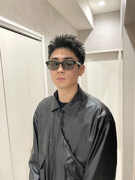 メレ 仙台(Mele) メンズベリーショート/スパイキーショート/アッシュブラック