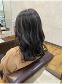 白髪ぼかしハイライト