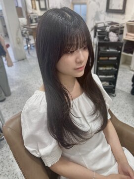 サンバイセライロ 千葉(SAN. by celilo) ロングレイヤー/顔周りカット【momoka】