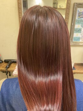 ベレッタ 枚方店(veretta.) アディクシー新色カラー　担当　小林/ピンクブラウン/ストレート