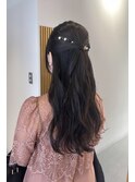 【Nanaka】お呼ばれヘア ナチュラルハーフアップ