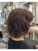 【井上】ショートボブパーマニュアンスパーマ顔周りパーマ横浜