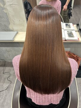 ブラスト(BLAST) 髪質改善ストレート/ベージュ/艶カラー