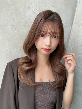 アフロート ルヴア(AFLOAT RUVUA) 小顔似合わせカットフェミニンロングレイヤーラテカラー