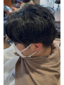 アクセスムーン ひたちなか店(Access Moon) 毛流れ縮毛矯正毛流れセンターパート