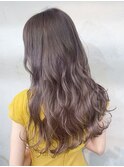 ロング美髪顔周りレイヤー韓国ヘア_ba531441