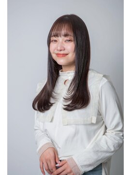 ルフュージュ バイ プロデュース 相模大野店(Refuge by Produce) レイヤーカット/ショコラブラウン/ストレートロング