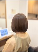 ショートボブ30代40代50代前下がりボブショート【新百合ヶ丘】