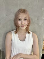 リュッカ(Lyuck)&nbsp;【MANA】レイヤー/レイヤーカット/ペールピンク/ハイトーン