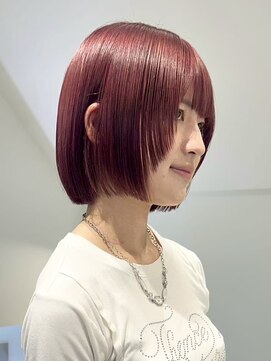 ラック 表参道(LUCK) ワインレッド/ケアブリーチ/ブリーチ/表参道/原宿