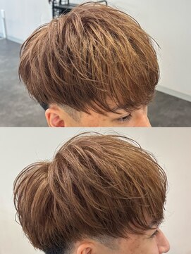 ラヴィラ(la villa) お客様before・after【マロンベージュ×刈り上げマッシュ】