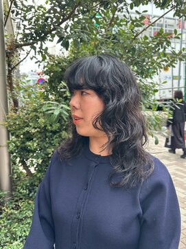 オルセン ディービーエー バルーンヘアー(OLSEN D.B.A BALLOON HAIR) 外国人風パーマ/ミディアム/ミディアムパーマ/ハイレイヤー】