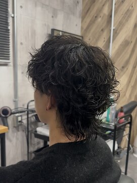 ビカムメンズヘアー 栄店(become men's hair) ウルフシャドウパーマ/韓国ヘア/韓国メンズヘア