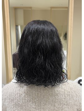 シアン 栄店(CYAN.) 癖毛でも広がらない結べるボブパーマ♪
