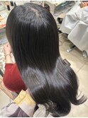 オリーブ多めの艶感たっぷり暗めグレージュ