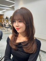 ケシキ 表参道 原宿(kesiki.) ミディアムレイヤー/顔周りレイヤー/透明感カラー