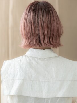 カバーヘア ブリス 川口(COVER HAIR bliss) ピンクベージュ大人ガーリーくびれヘア外ハネボブX川口20代30代