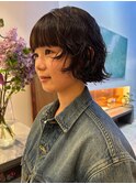 ショートボブ/ニュアンスパーマ/レイヤーカット