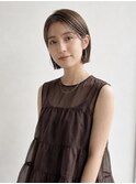 ツヤ髪ラフボブ