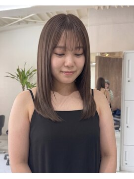 零秒女髪 千里丘店 髪質改善で叶える艶感ナチュラルロングヘア艶髪美髪艶カラー