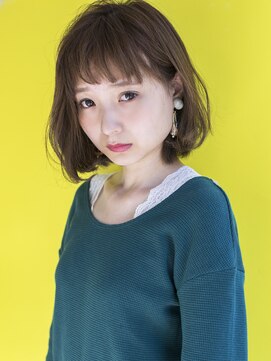 エアー 福岡(AIR) ワンカールで大人かわいいボブ